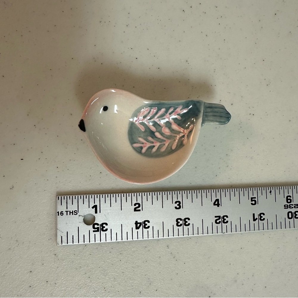 Ceramic Bird Trinket Dish